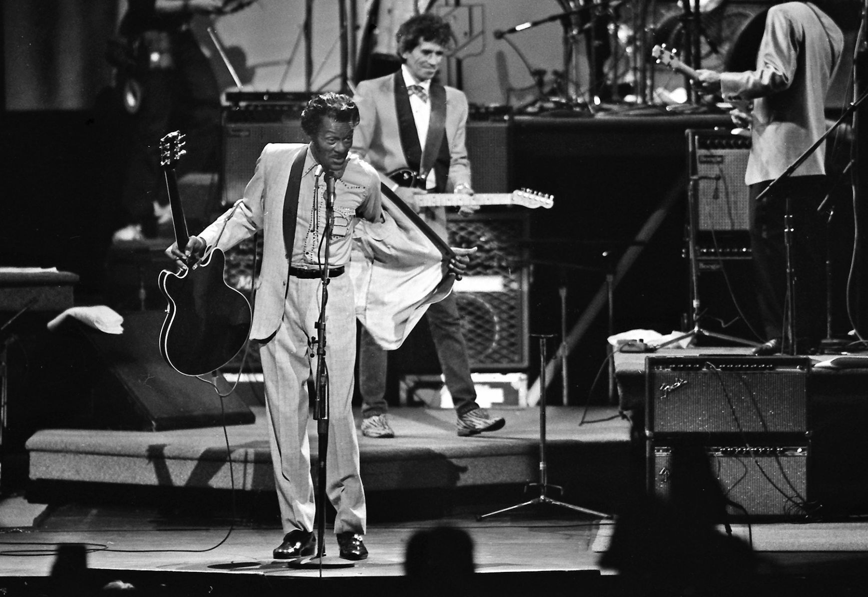 Chuck Berry's 60th birthday was a star-studded event